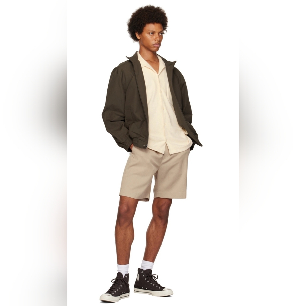 Vince Khaki Zip-Up Men's Jacket in Nightwood Size XL